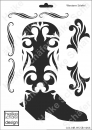 Schablone-Stencil A4 117-1053 Westernstiefel
